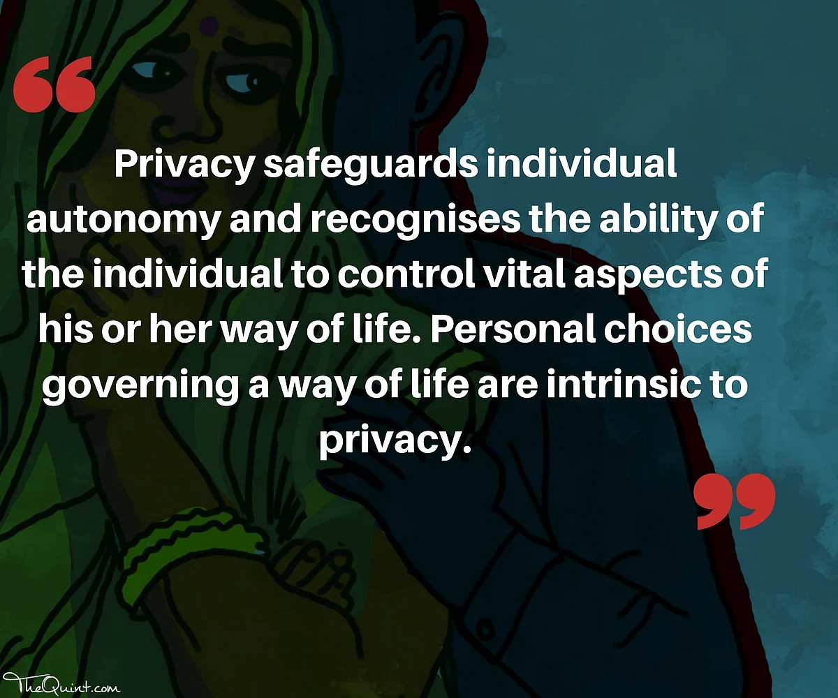 Excerpt from Justice Chandrachud’s observation