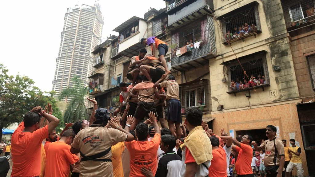Celebrating Janmashtmi with Dahi Handi