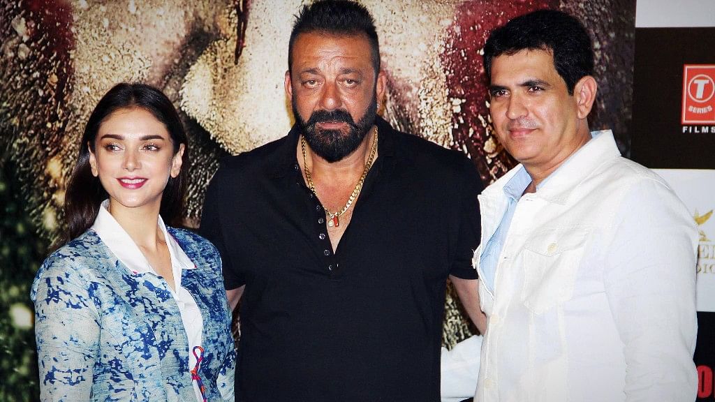 Sanjay Dutt launches the trailer of ‘Bhoomi’ on his daughter’s birthday, with Ranbir Kapoor for company. 