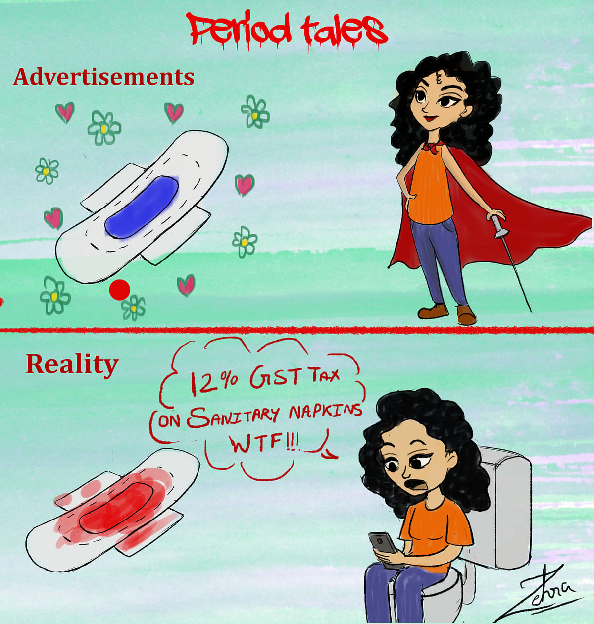 Advertisements vs Reality.