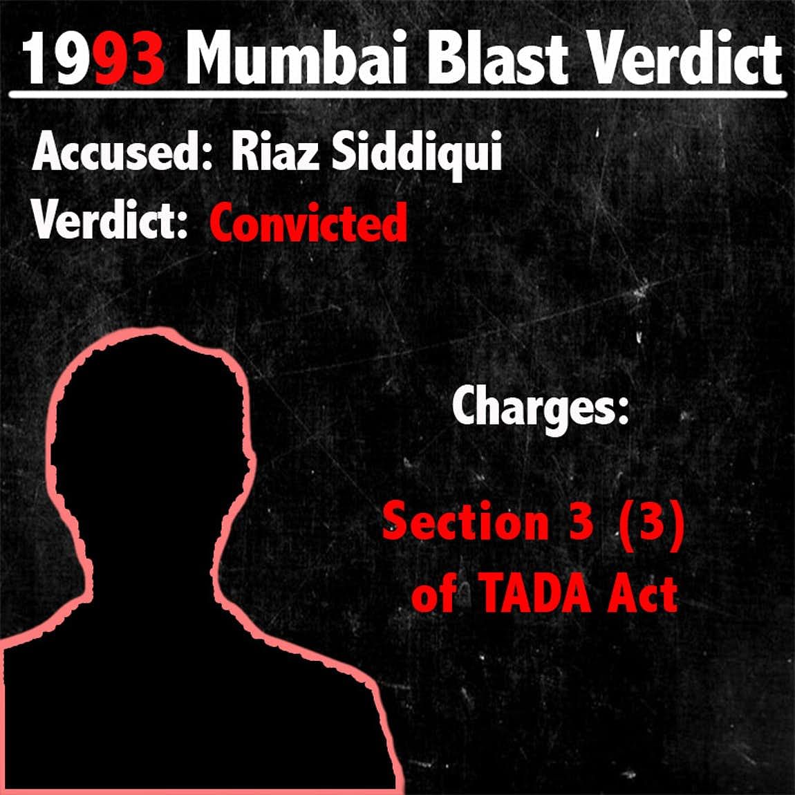 Six persons, including extradited gangster Abu Salem and Mustafa Dossa were convicted by a TADA court in June.