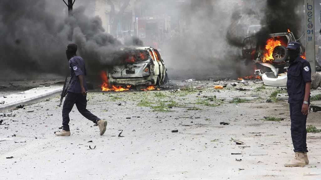 The explosion comes hours after the US military confirmed it had killed a high-level al-Shabab extremist commander