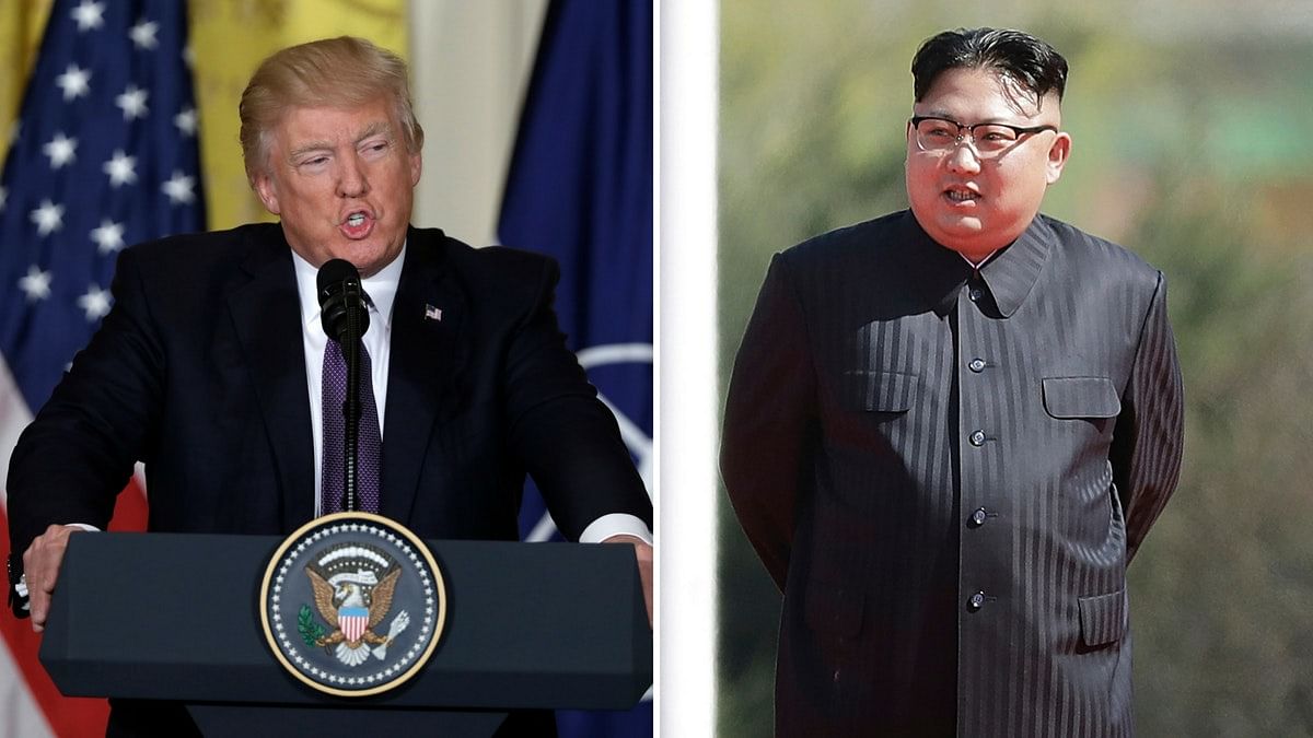 

US President Donald Trump, North Korean dictator KIm Jong Un.&nbsp;