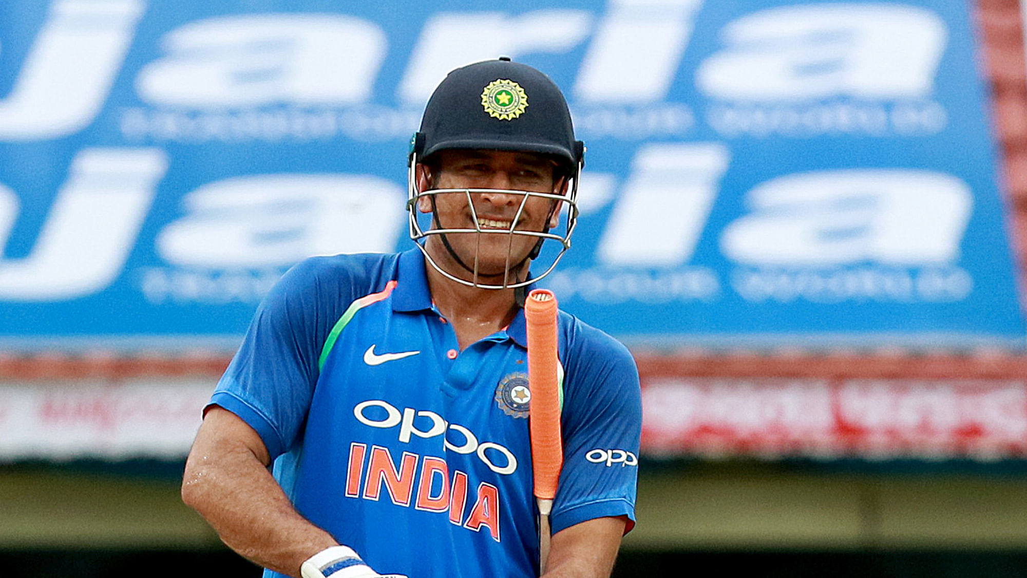 MS Dhoni scored his career’s 100th half-century in Chennai on Sunday.
