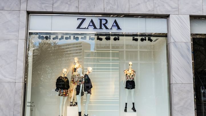  A Zara shop in Berlin, Germany.