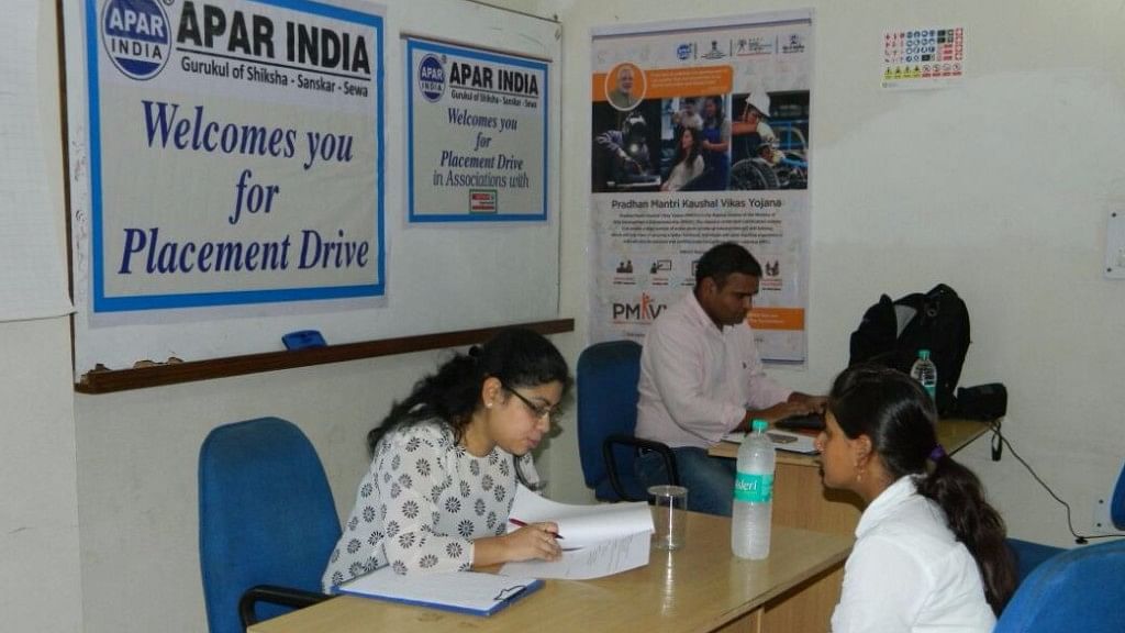Visuals from a placement drive organised by Apar India.