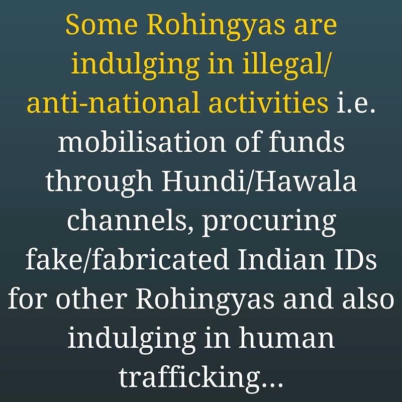 

The government told Parliament that more than 14,000 Rohingyas, registered with the UNHCR, were staying in India.
