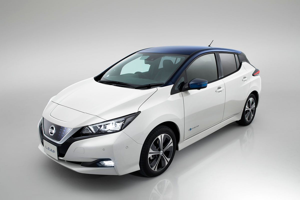 Nissan’s new Leaf electric car can go 400 Km on one charge, and can even be driven with only a single pedal!