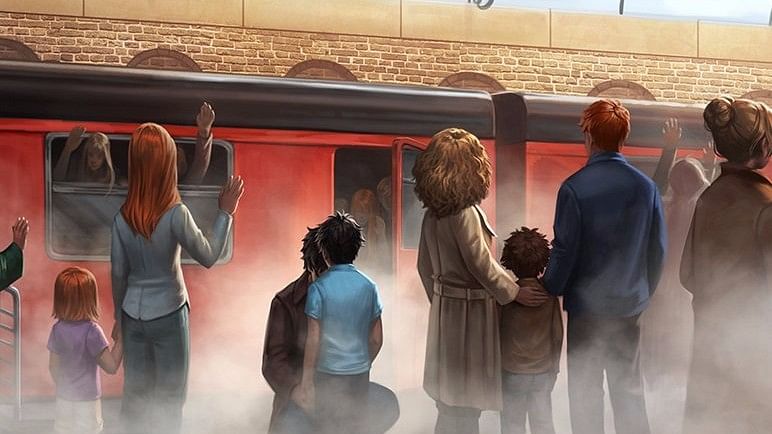 An artist visualises the last page in Harry Potter And The Deathly Hallows