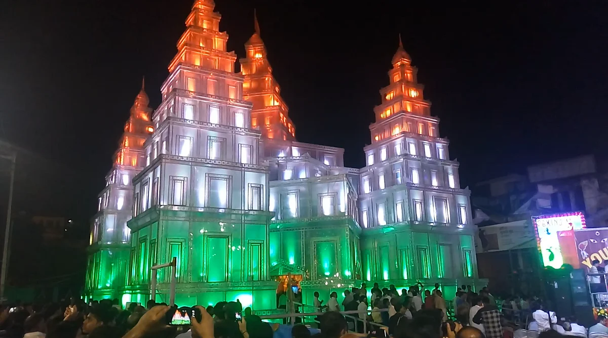 Mohammad Ali Park Durga Puja.