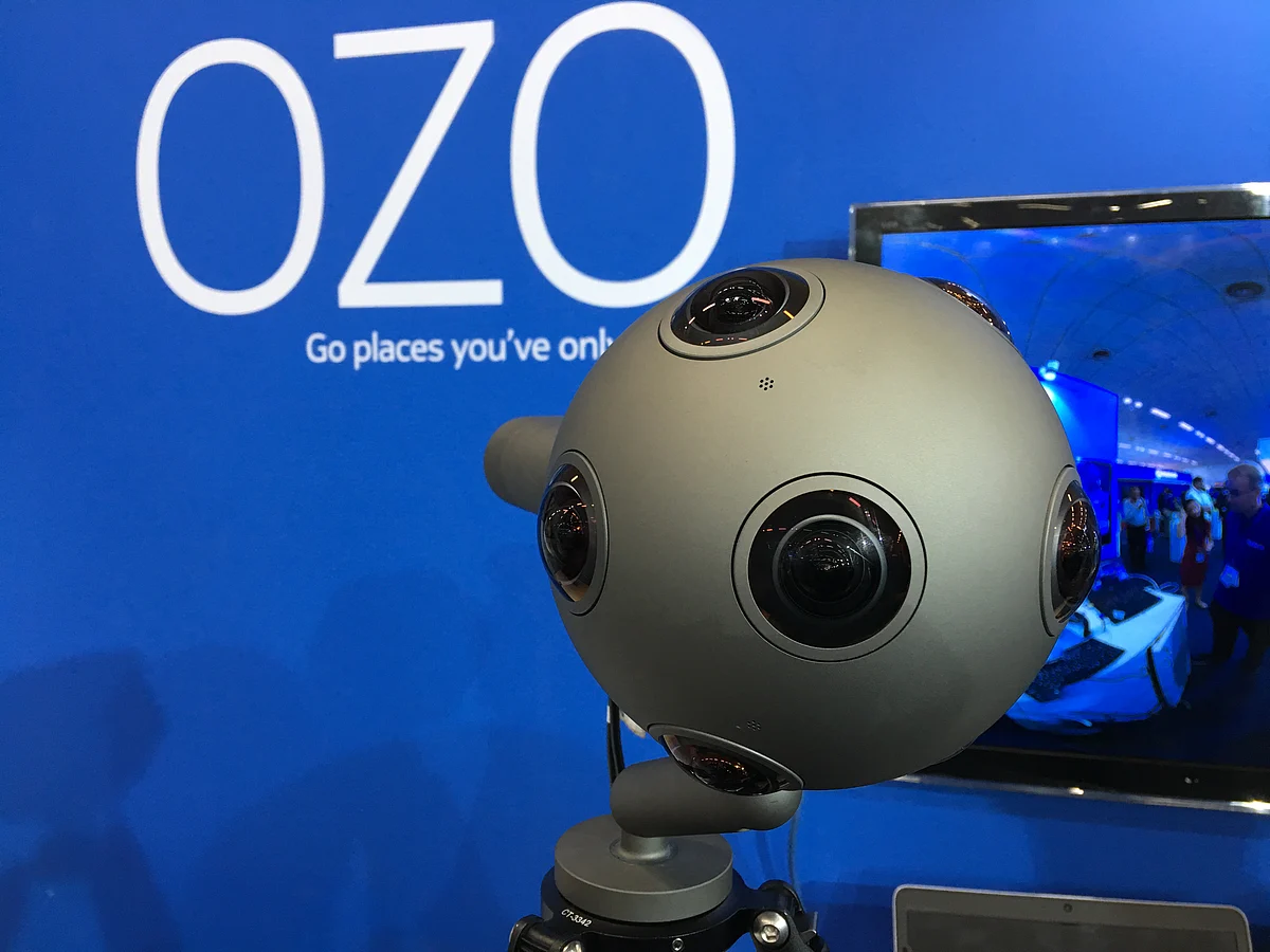 The Nokia OZO camera captures video in 360-degree