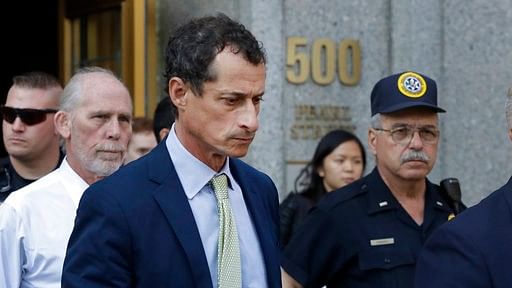 Former Congressman Anthony Weiner leaves federal court following his sentencing