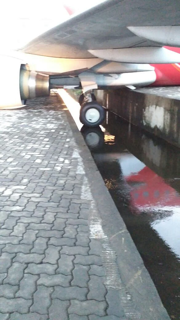 The Air India Express aircraft has been grounded after the incident.