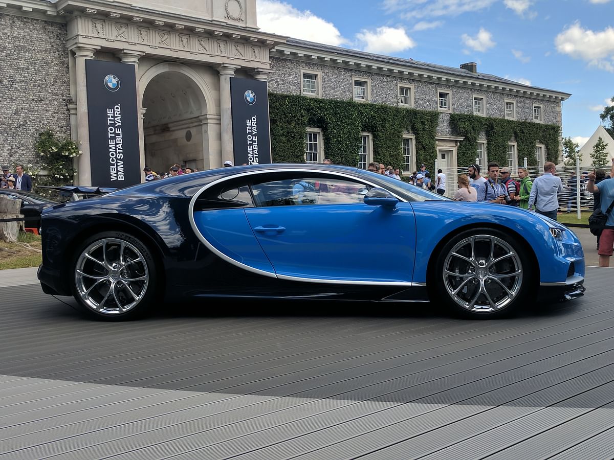 Bugatti Chiron is the fastest two-seater sports coupe with a top speed of 420 Km/hr