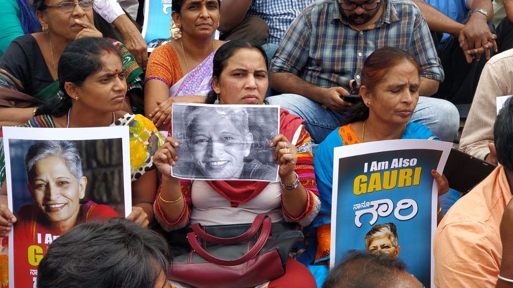 Protests against Gauri Lankesh’s murder held in Bengaluru