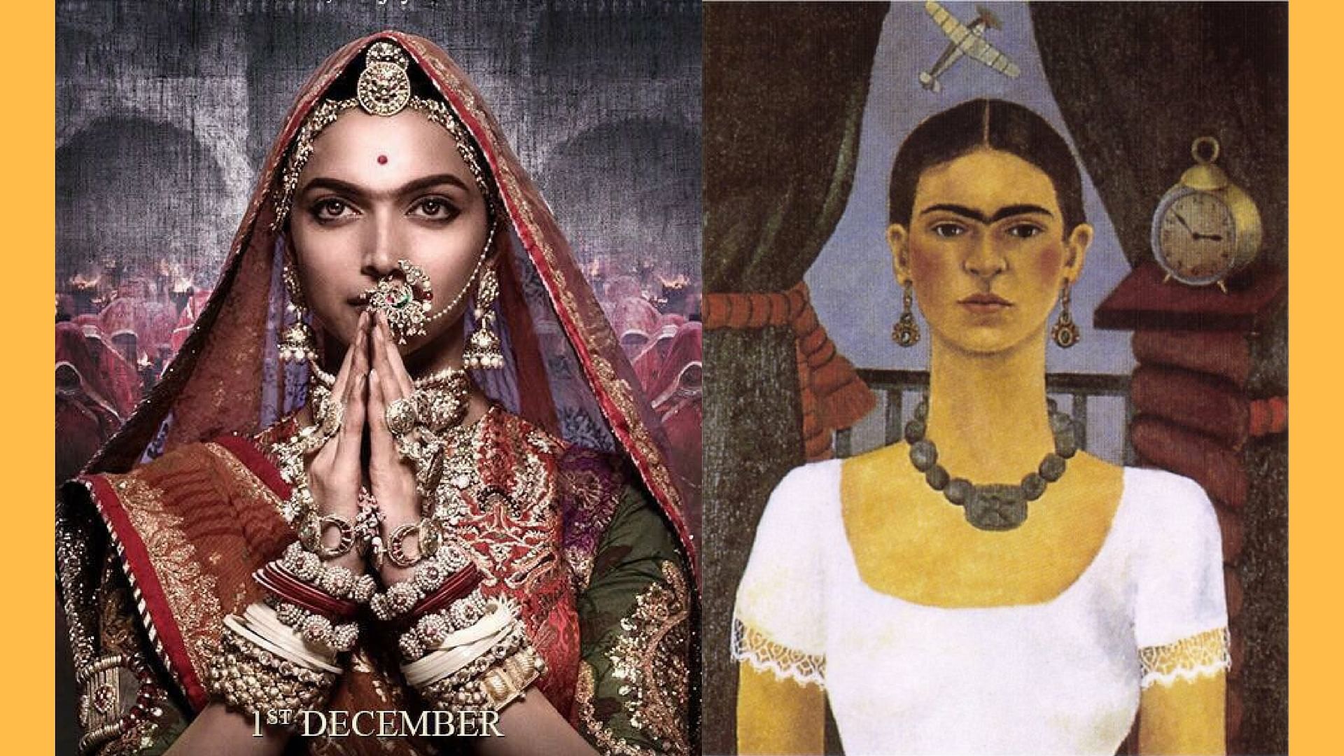 Deepika Padukone’s <i>Padmavati </i>look has got people tweeting out GIFs of Frida Kahlo.