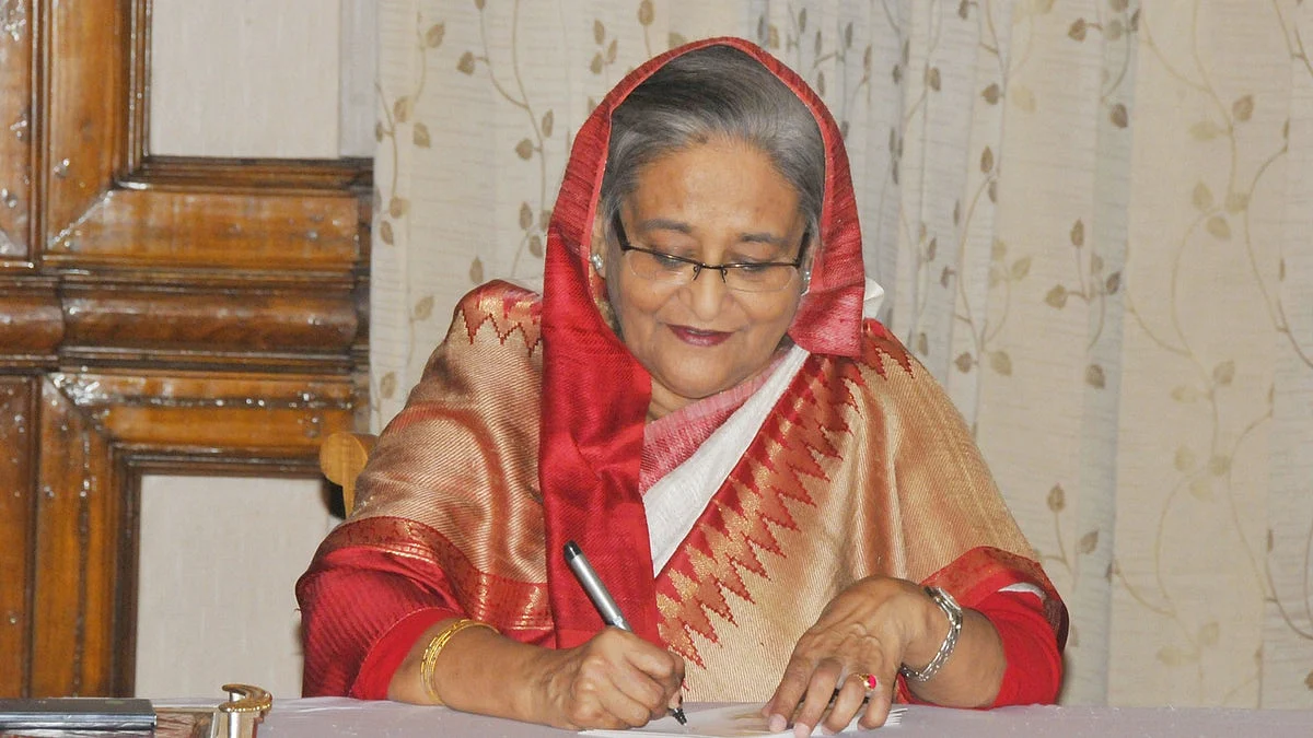 Bangladesh Prime Minister Sheikh Hasina. 