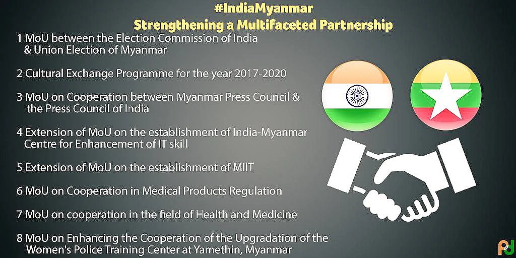 With 11 MoUs, PM Modi Ends His First Bilateral Visit to Myanmar