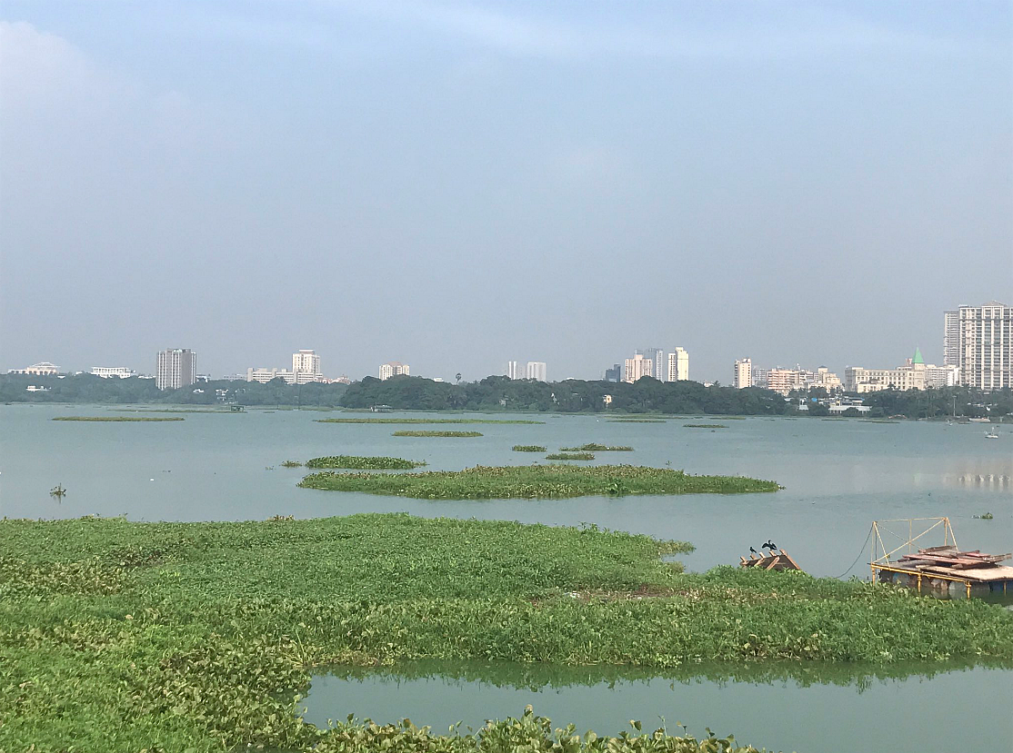 Powai lake in Mumbai.