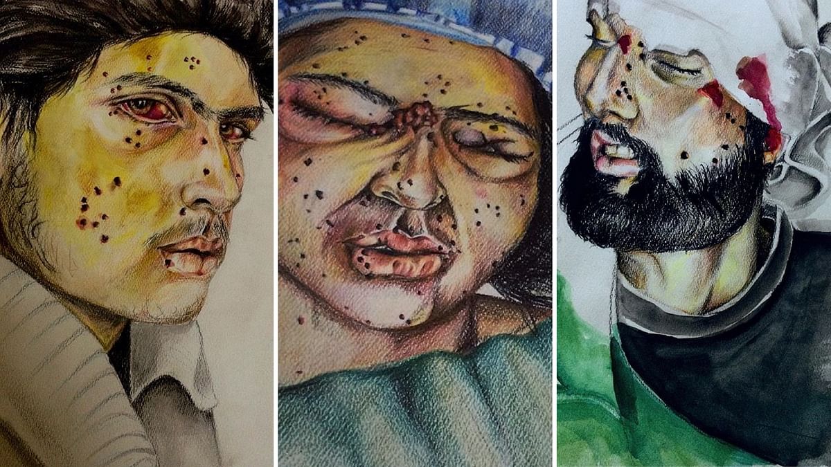 

Hina Aarif’s portraits mirror a reality significantly marked by both tragedy and resistance.