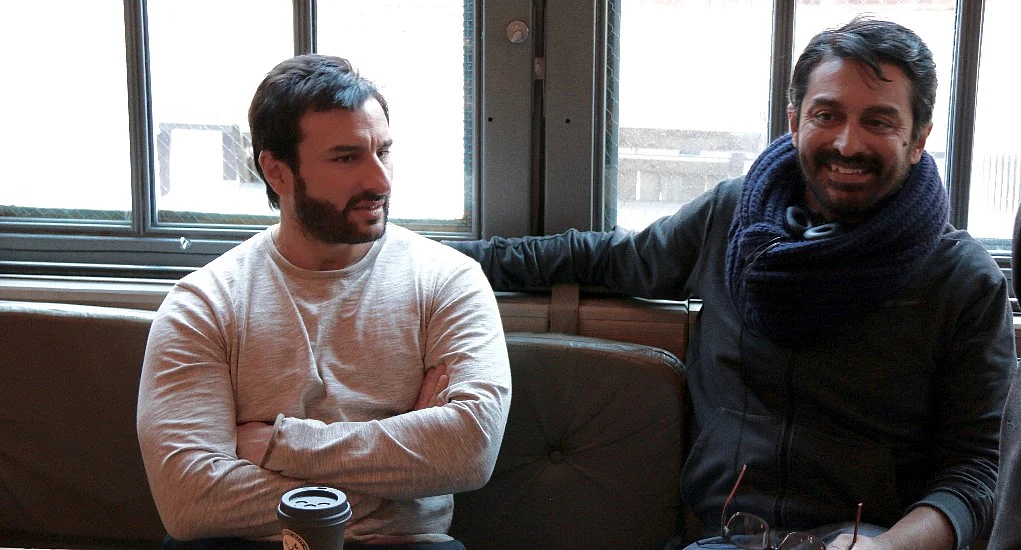 Saif Ali Khan with Raja Krishna Menon.