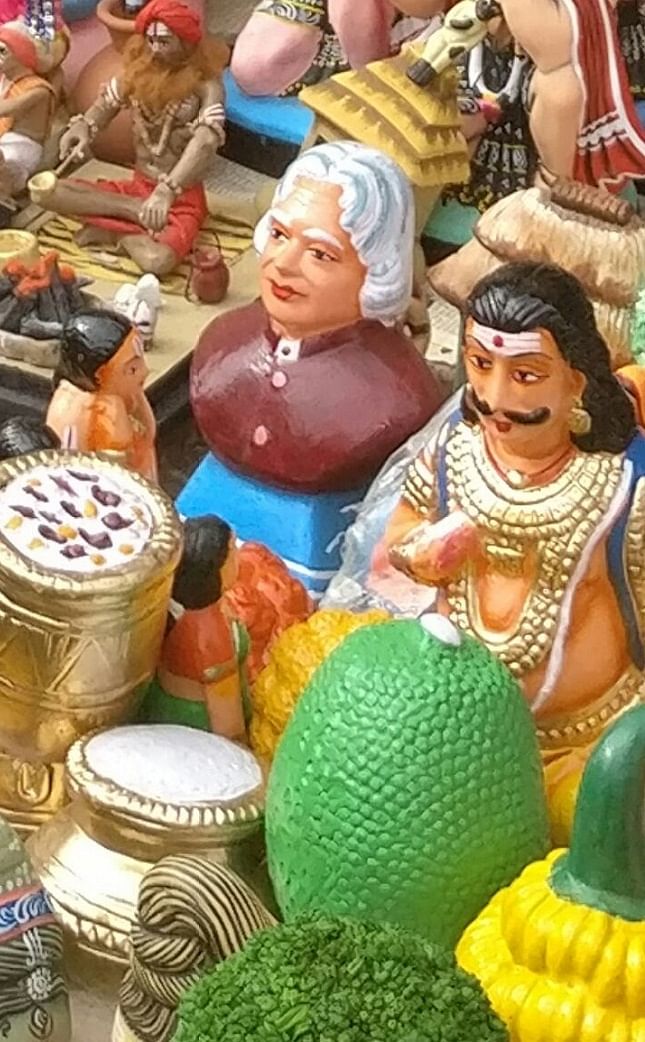 The ‘Amma’ Jayalalithaa doll is popularly seen nestled among deities in Tamil Nadu’s shops selling figurines.