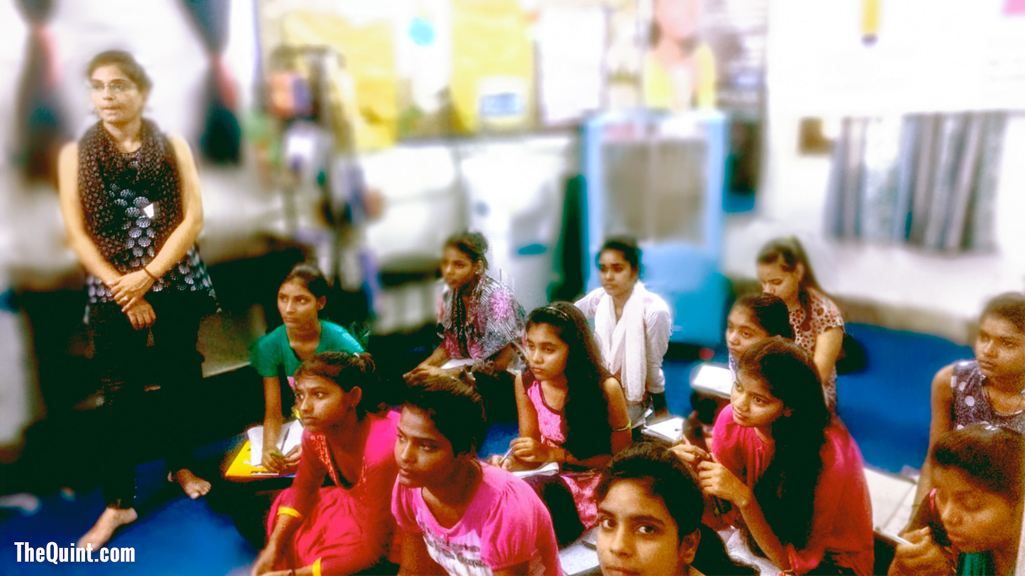  Navigating barriers to their education, young girls in Dwarka are using a digital classroom to fulfill their dreams.