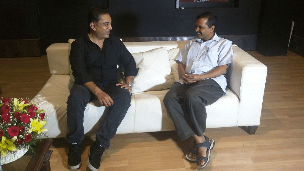 Kamal Haasan and Arvind Kejriwal had a meeting in Chennai.