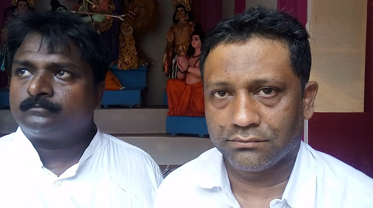 Santosh and Ozair Ahmed (left to right). 