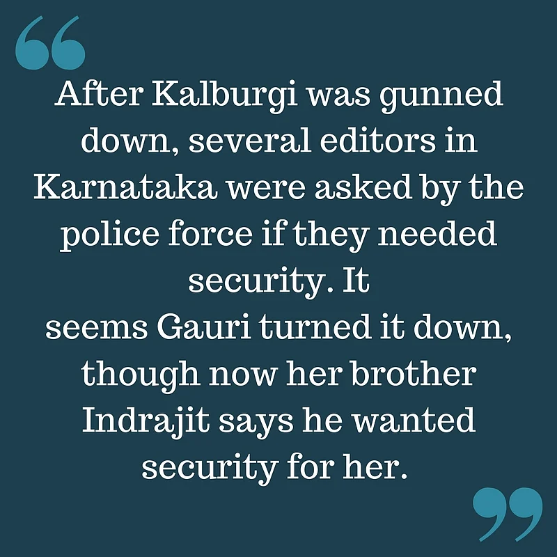 Eliminated at Point Blank: Gauri Lankesh, a Journalist of Courage