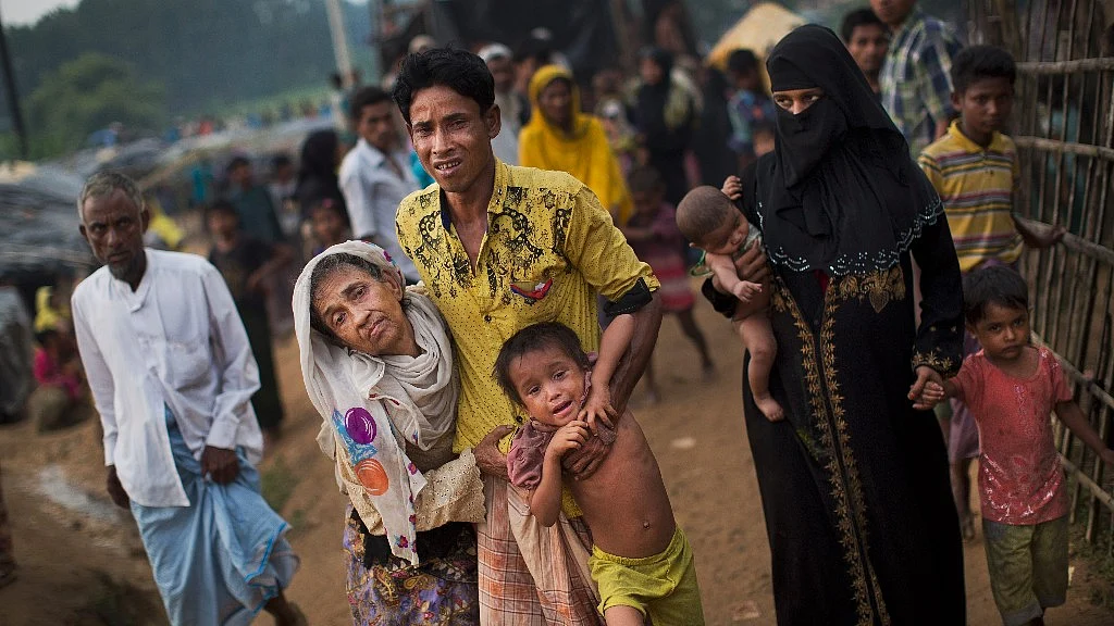 Rohingya refugees in Bangladesh.