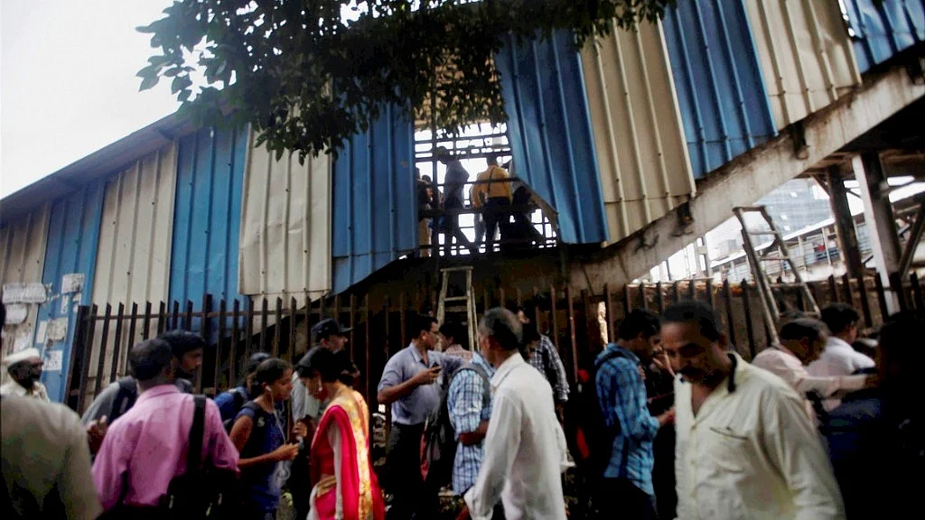 The foot-over-bridge, where the stampede occurred, connects the Elphinstone station to Parel from where commuters shift to Central Line.