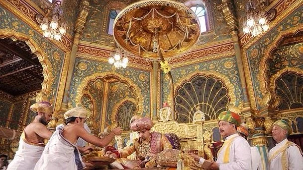 Yudaveer Wadiyar during 2016 Dasara celebrations. 