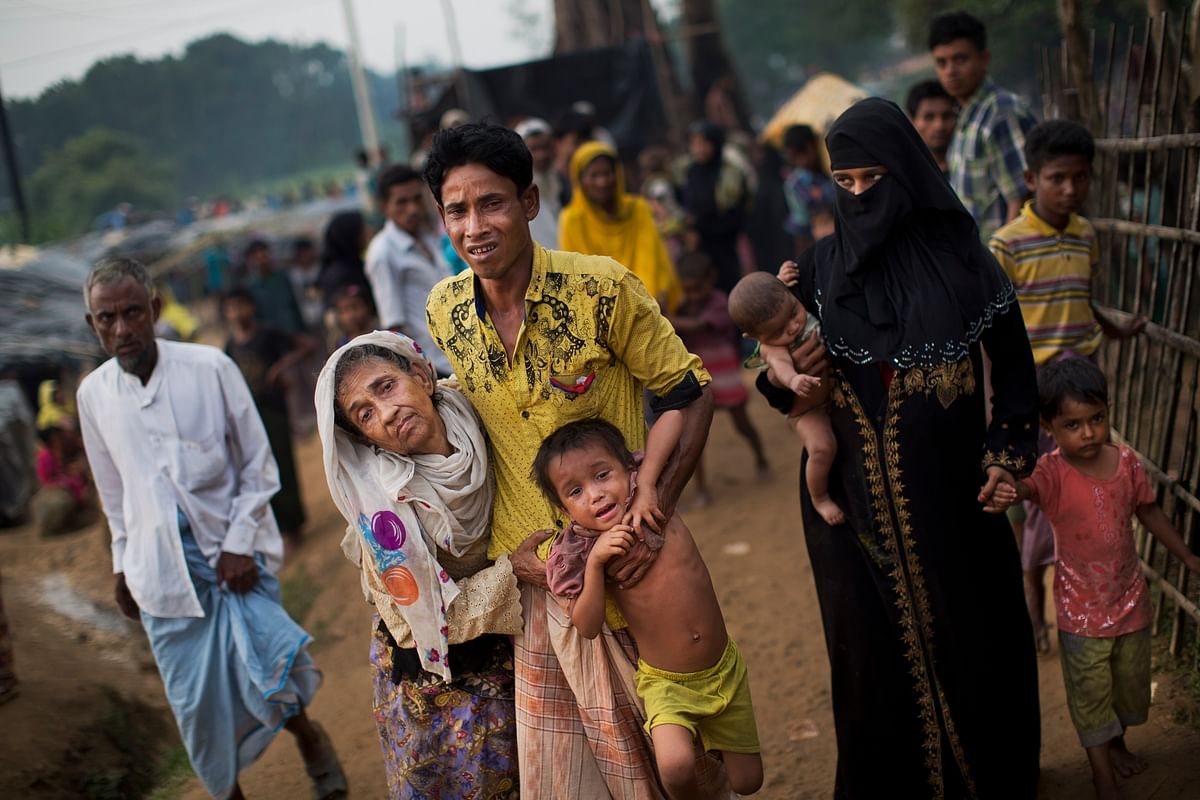 

The humanitarian crisis in Myanmar has left Bangladesh scrambling to deal with people that it does not welcome.