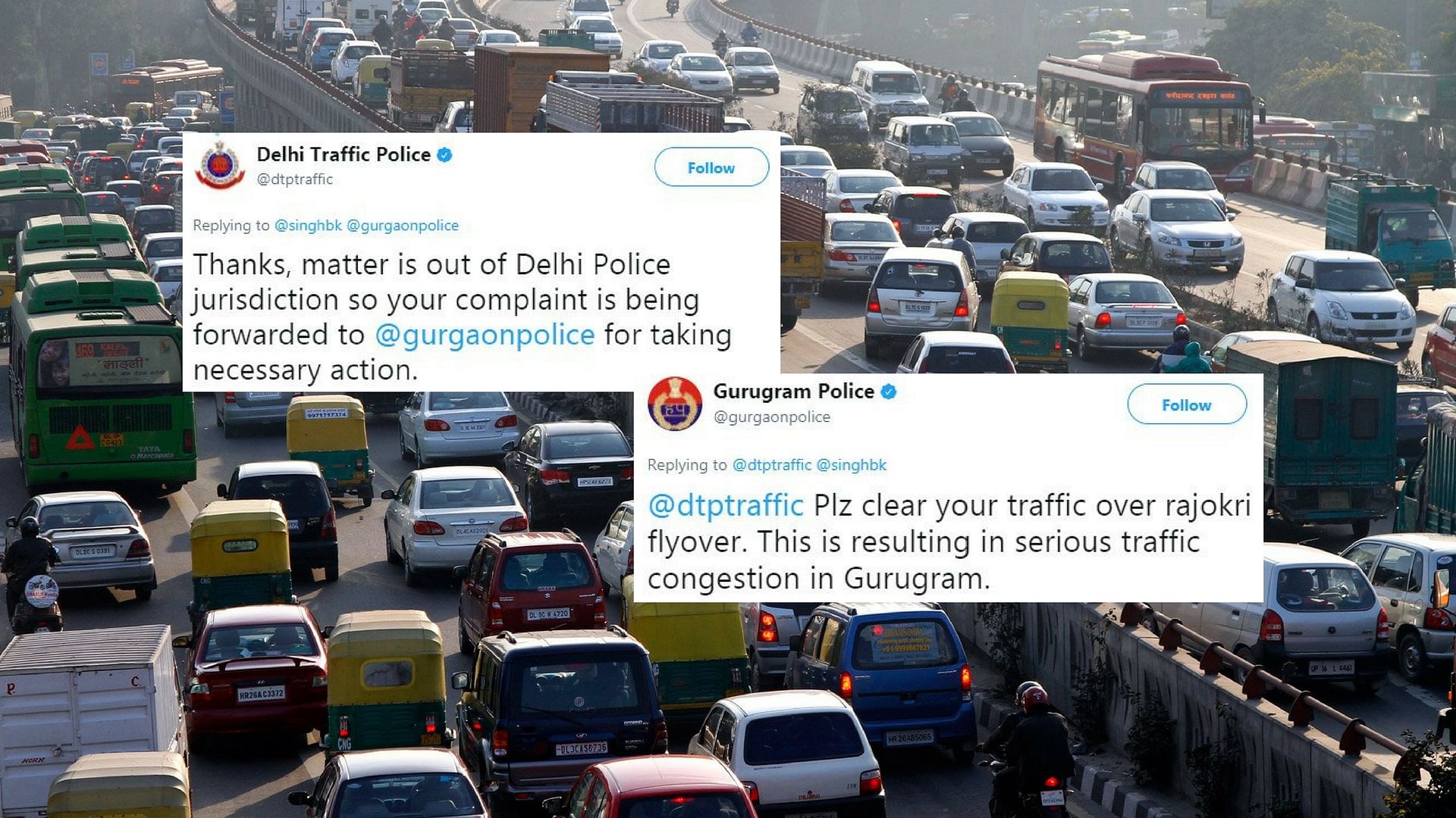 

Heavy rains on Friday made the traffic come to a standstill in parts of Delhi NCR.