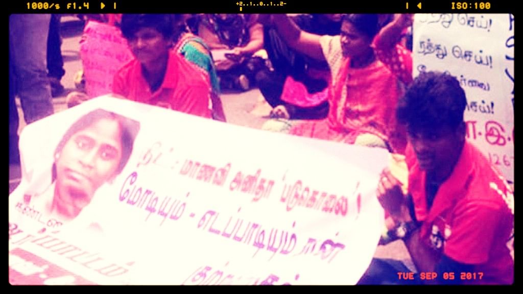 Students want Tamil Nadu to be exempt from the NEET as a tribute to Anitha.