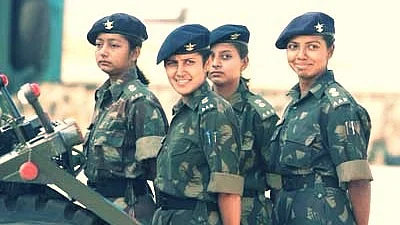 The Indian Army will now induct women in the military police. 