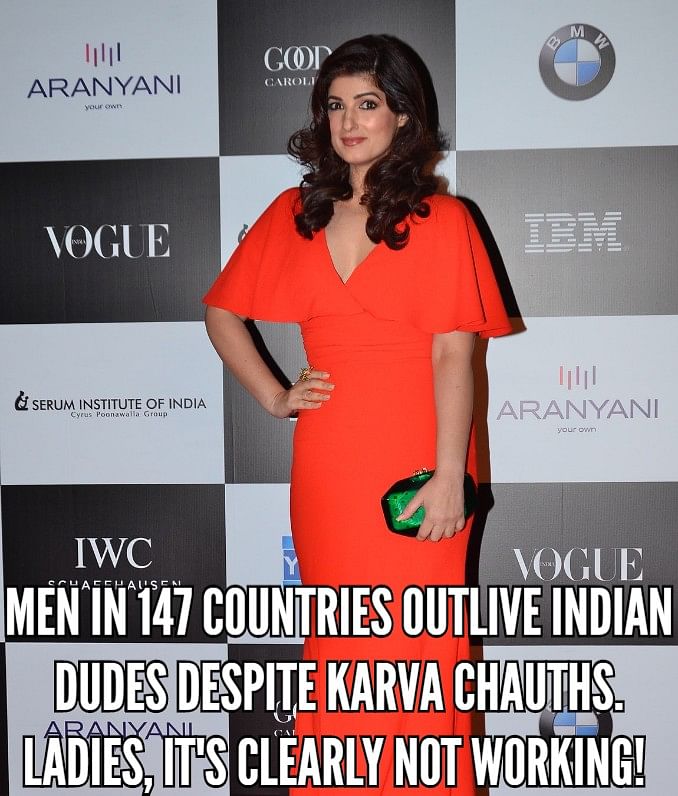 

Twinkle Khanna slammed patriarchy in her 10-point speech.