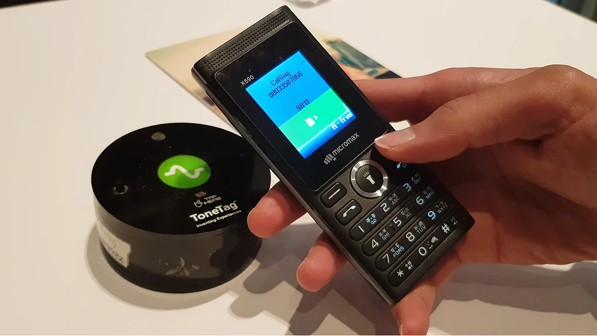 Feature phone used for digital payment. 