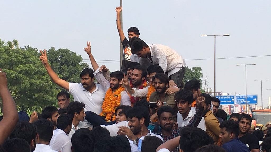 

For the first time since 2012, NSUI has bagged the post of the president in the Delhi University Students’ Union elections. 