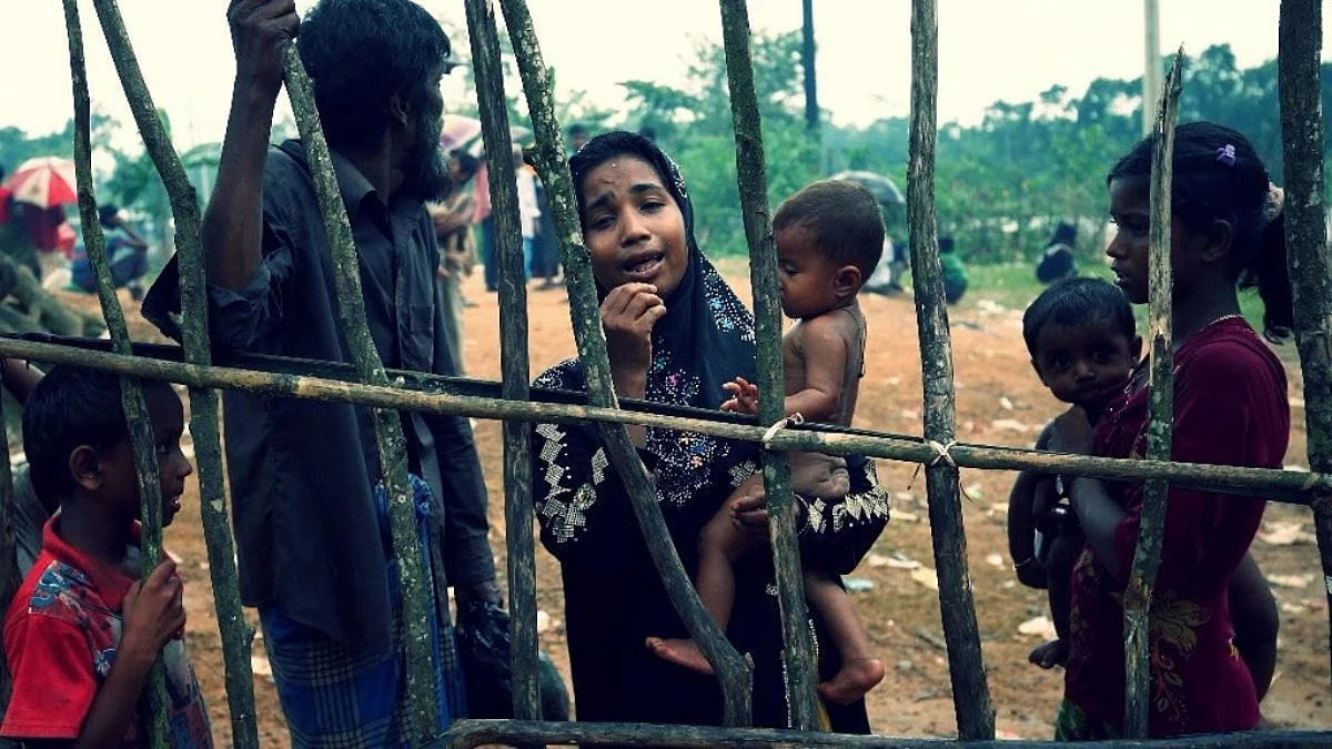 File image of Rohingya refugees. 