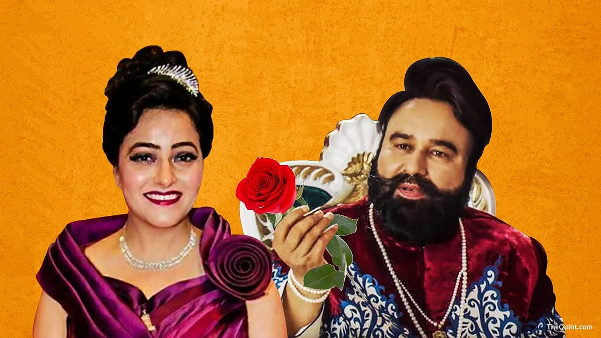 Gurmeet Ram Rahim and Honeypreet Insan.