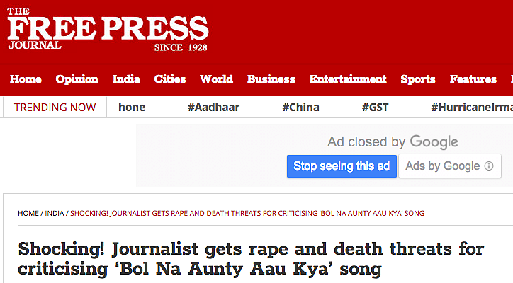 Rape Threats to Quint Reporter: Media Stands in Solidarity