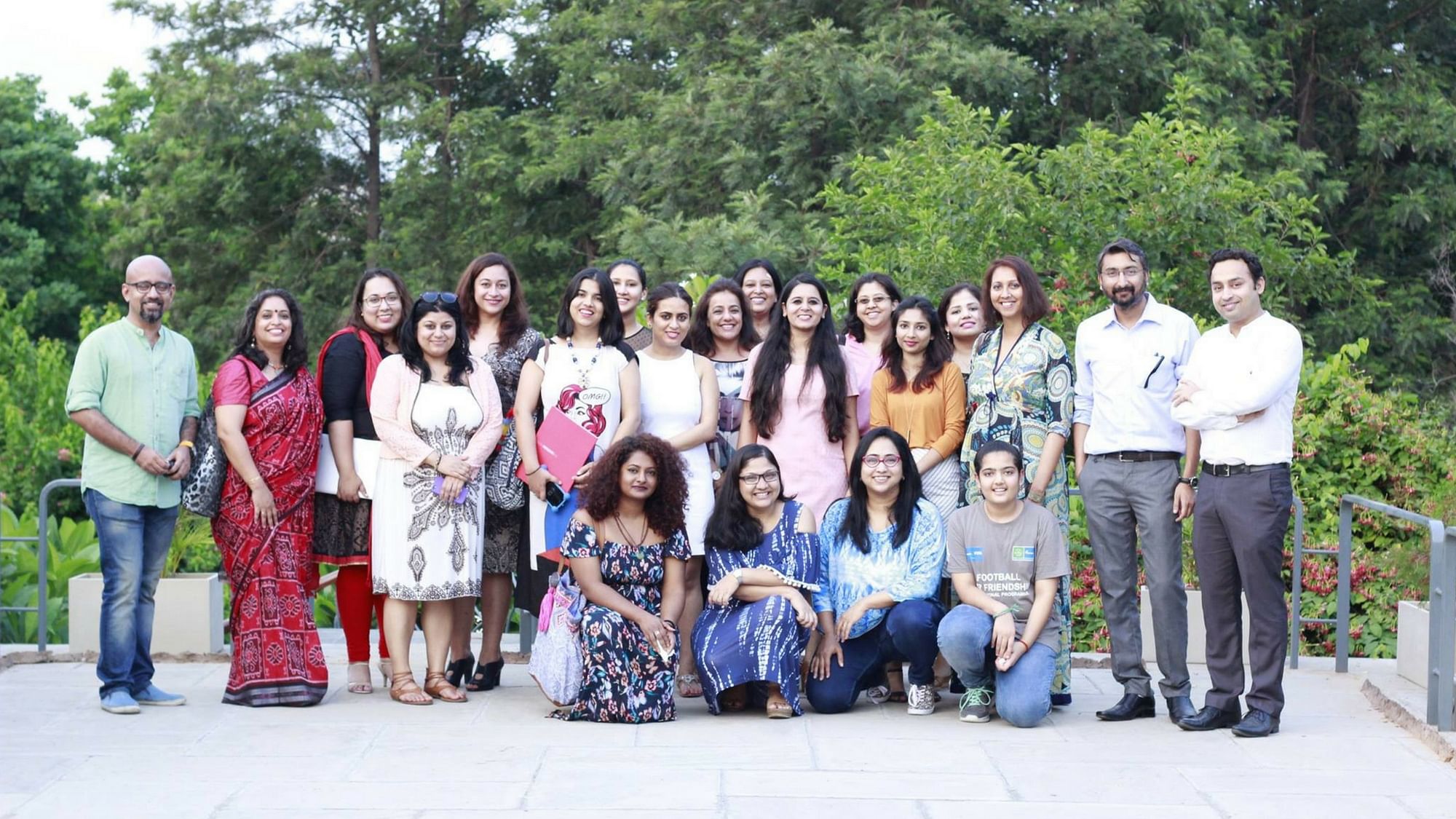 Piyusha Vir at the Blogchatter Retreat’17 Delhi, at Taj DamDama.