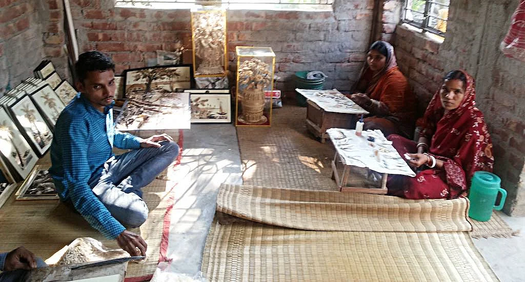 The workshop of Karthik Kulia.