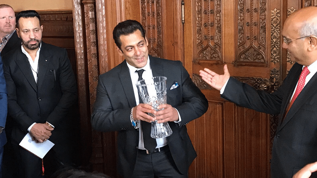 Salman Khan receives ‘Outstanding Achievement for Global Diversity’ honour from UK’s House of Commons. 