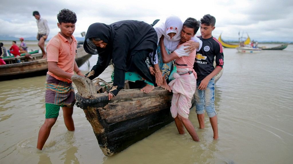 Rohingya refugees  in Bangladesh.