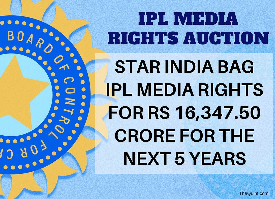 Star India now hold the broadcast and digital rights for the IPL for the next 5 years.
