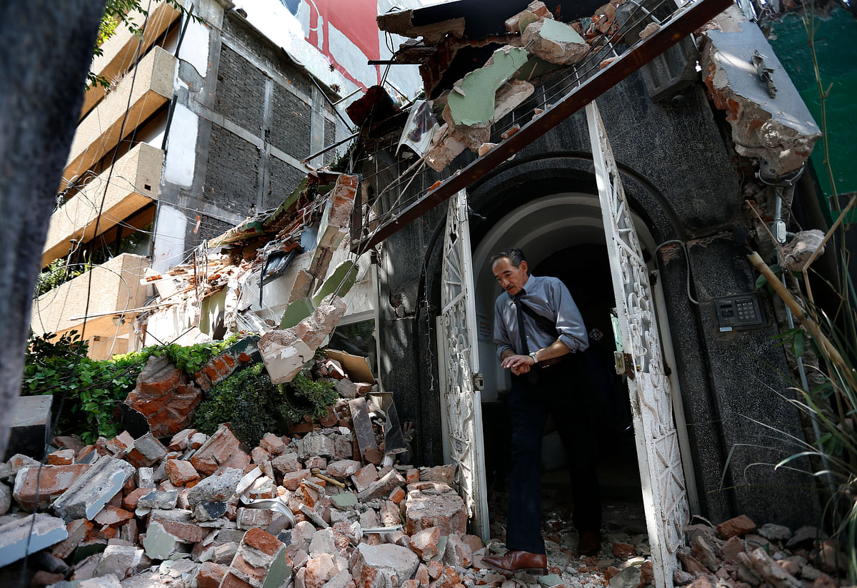 

Mexican President Enrique Pena Nieto said 27 buildings had collapsed in the capital, Mexico City.