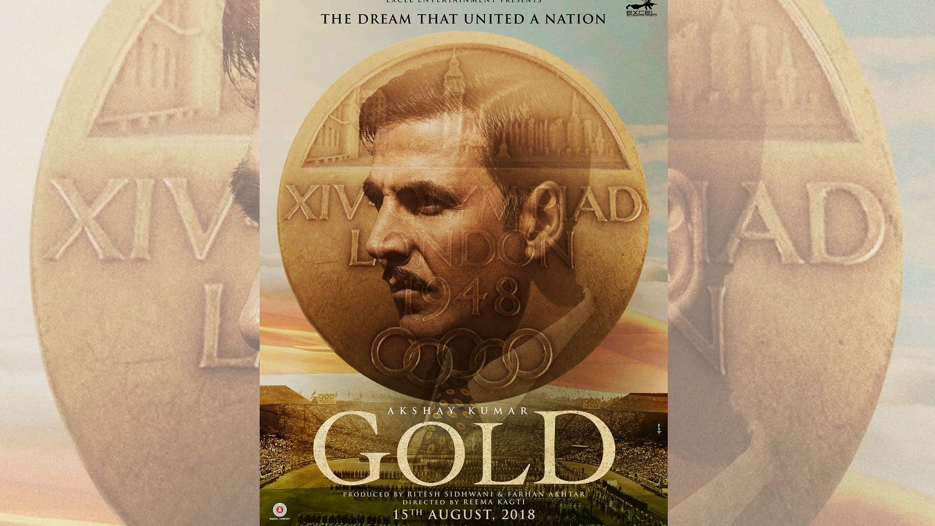 

Akshay Kumar in a poster of <i>Gold</i>.